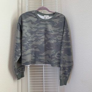 Forever21 Camo Crewneck Sweater